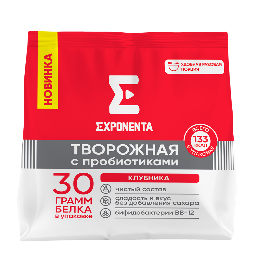 EXPONENTA ТВОРОЖНАЯ клубника